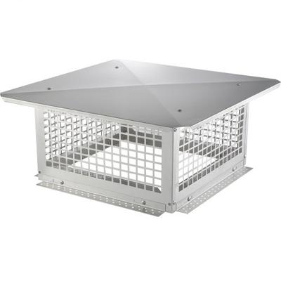 17 X 17 Stainless Steel Chimney Cap Fireplace Flue Cover 17 X 17 Stainless Steel Chimney Cap Fireplace Flue Cover