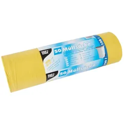 Papstar Kehrichtsack 120L/gelb, Abfallsack, Gelb
