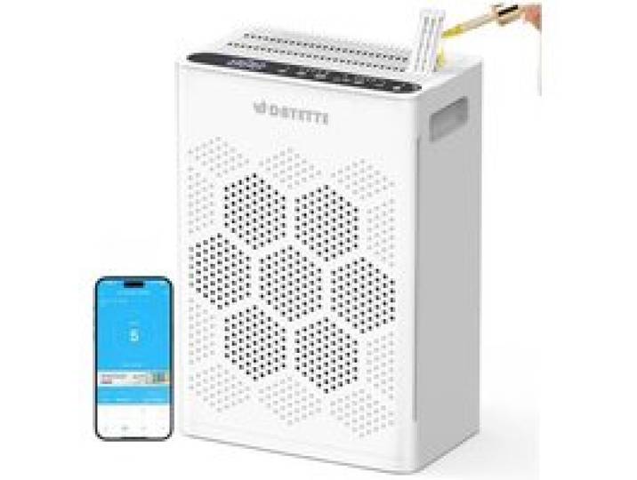 Purificateur dair - DAYETTE - HEPA H14 - CADR 300 m3/h - Jusquà 100 m² - Préfiltre lavable