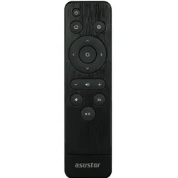 Asustor AS-RC13 (Gerätespezifische Fernbedienung, Infrarot), Fernbedienung, Schwarz