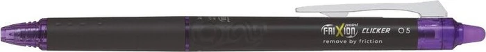 PILOT FRIXION point CLICKER Tintenroller schwarz 0,3 mm, Schreibfarbe: violett, 1 St.