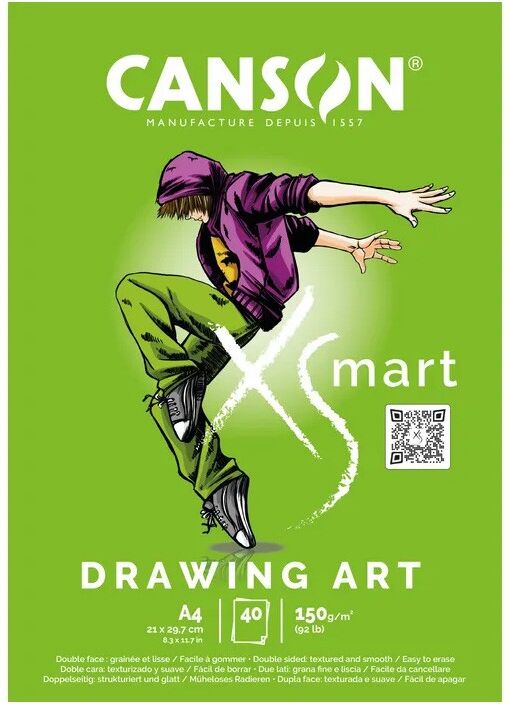 Giotto Bloc Canson XSmart 40 feuilles A4 150 g Drawing Art