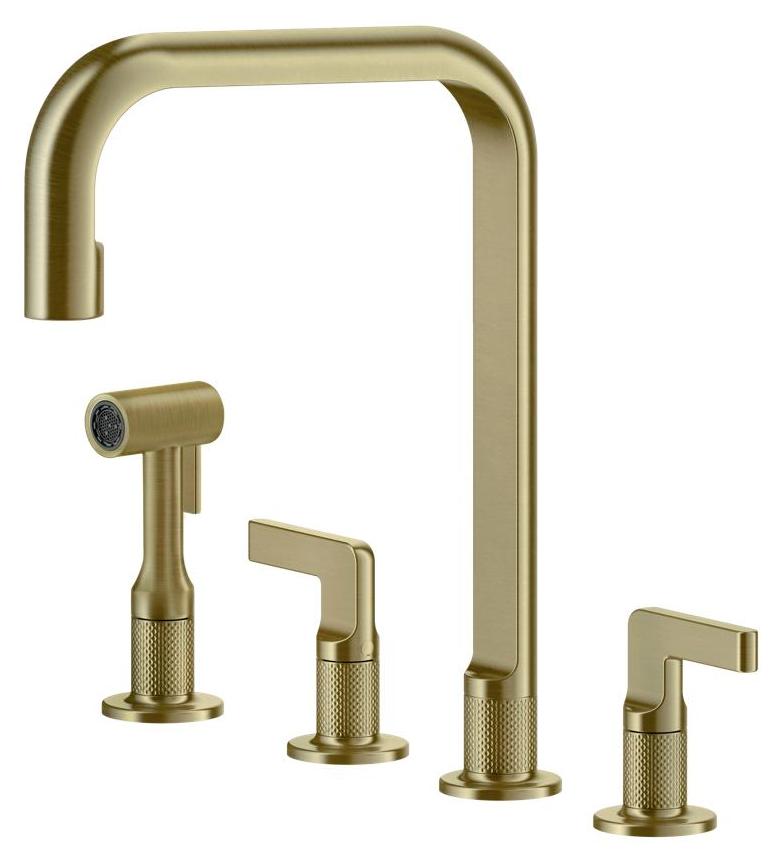 Gessi 58703, Herunterziehen, Messing, Drehventile, Doppel, 3/8", 120°
