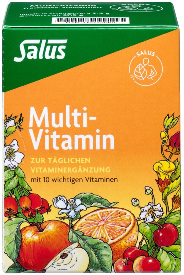 Multi-vitamin Früchtetee mit natürl. Aroma Salus 15stk