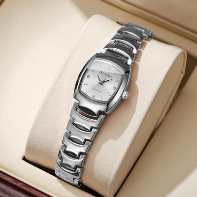 Youfap Market Fashion Square Analog Quartz Watch, Elegant Women Watches, Ladies Wristwatch Clock silver White