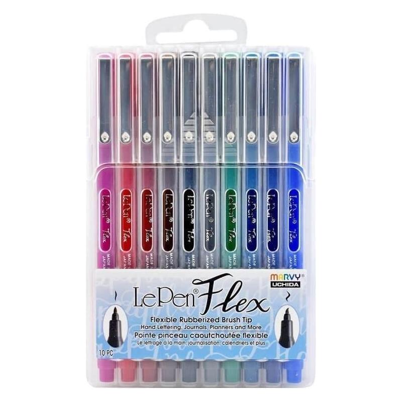 Marvy Le Pen Flex Primary Fineliner, 10 Farben (10x) (58168226)
