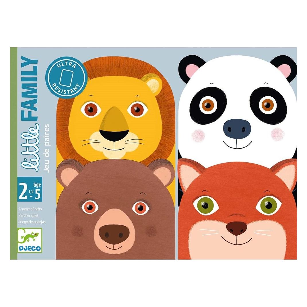 Djeco Kartenspiel Little Family (mult) (Deutsch, Englisch, Französisch, Italienisch, 2 - 4 Spieler) (5405062)