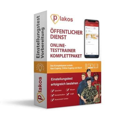 Öffentlicher Dienst Einstellungstest Komplettpaket, Set von , Plakos GmbH, 978-3-948144-51-7
