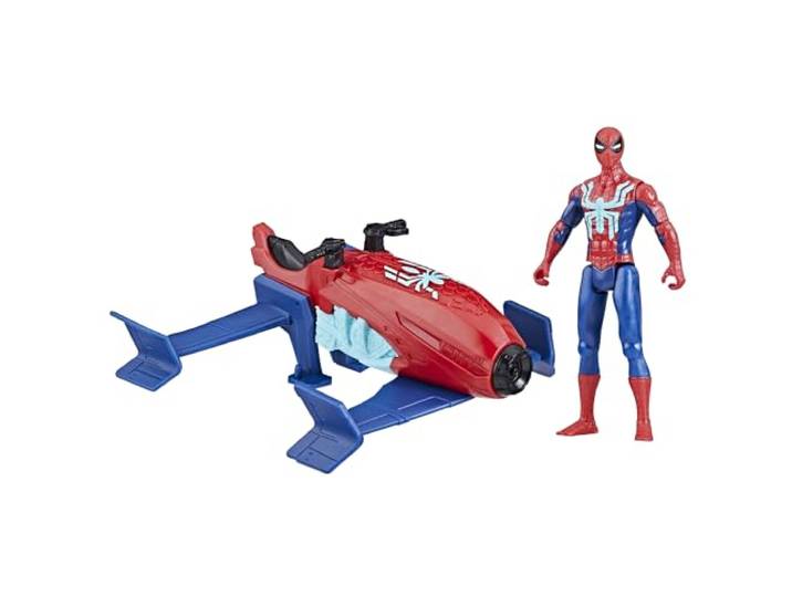 SPIDER-MAN Marvel Spider-Man Epic Hero Series Web Splashers Spider-Man Hydro Jet Blast-actiefiguur en -voertuigspeelset