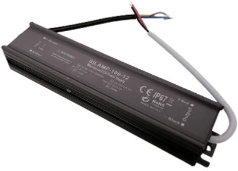 Silamp Transformateur 220V 12V IP67 100W DC 8.3A