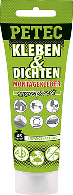 Petec Glas-Metall-Klebstoff Karosserie & Dichtmasse Transparent (80 Ml) 94170 0.08l