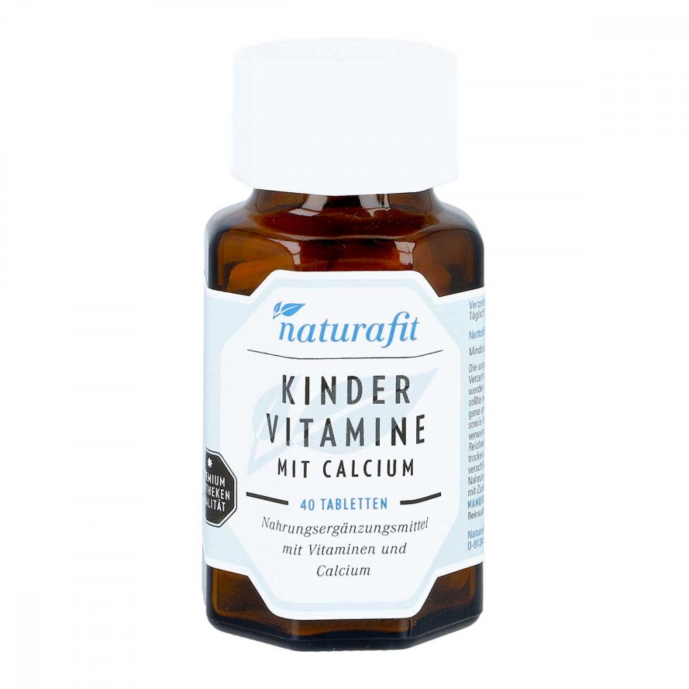 NaturaFit GmbH Naturafit Kindervitamine mit Calcium Lutschtabletten 00626811