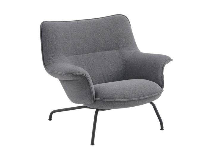 Muuto Fauteuil bas Doze Ocean 80-anthracite black