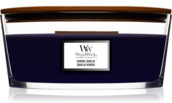 Woodwick Hinoki Dahlia vela perfumada com pavio de madeira (hearthwick) 453,3 g. Hinoki Dahlia