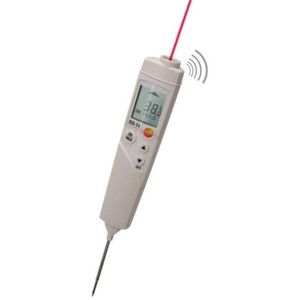 Testo Einstichthermometer 0563 8284, 826-T4, HACCP, digital, -50 bis 230°C, Infrarot-Thermometer, Sonde 5,5 cm