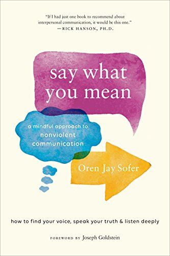 Sofer, Oren Jay - Say What You Mean: A Mindful Approach to Nonviolent Communication - Preis vom 19.10.2026 19:33:35 h