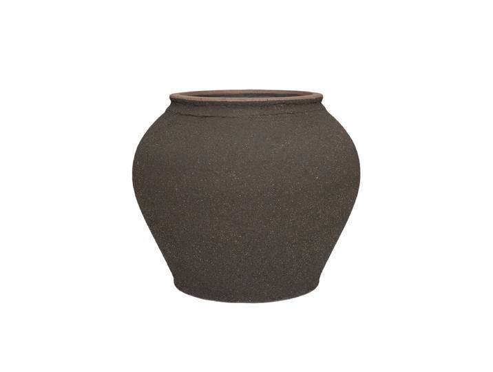 Hochwertiger In-/Outdoor Blumentopf „Mediterranean Zeus“ Umber Brown Pottery Pots