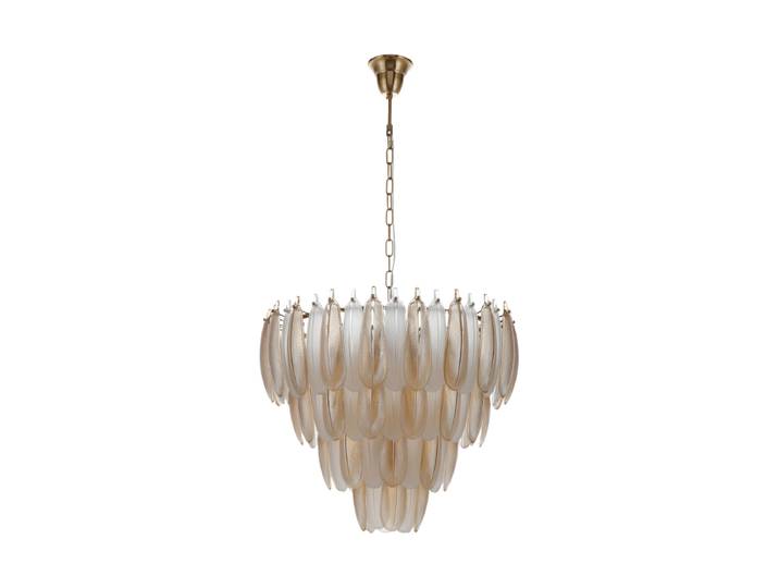 Design Hängelampe „Chloe“ aus Sicherheitsglas Gold Richmond Interiors