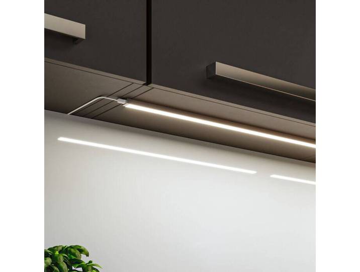 Paulmann Unterbaulampe Inline 2x-Erweiterung chrom 35 cm CCT, chrom / silber, für Küche, Aluminium