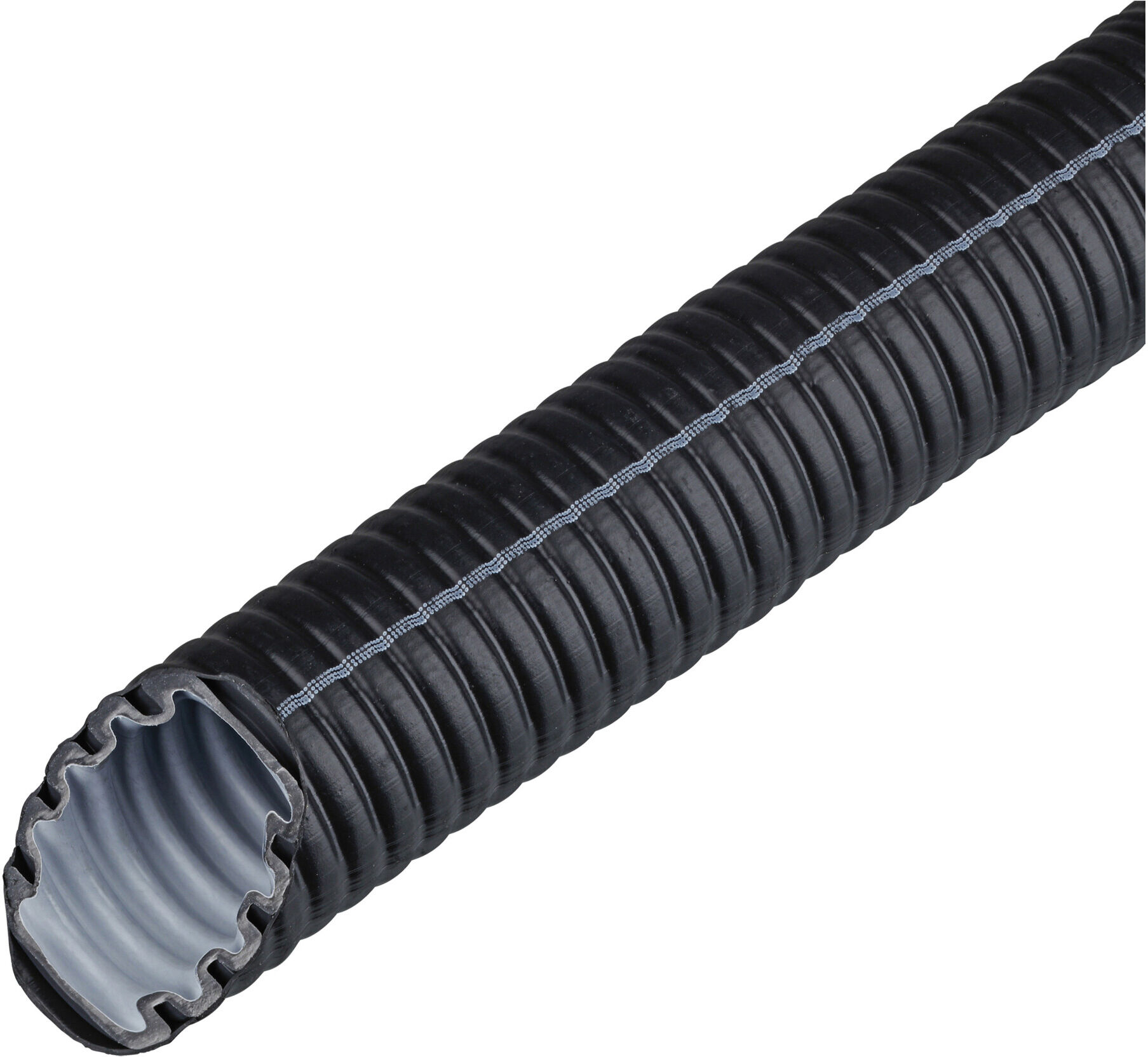 Fränkische Kunststoff-Wellrohr mittel 25,0x17,4 biegsam FFKuS-EM-F-LS0H 25sw (25510025)