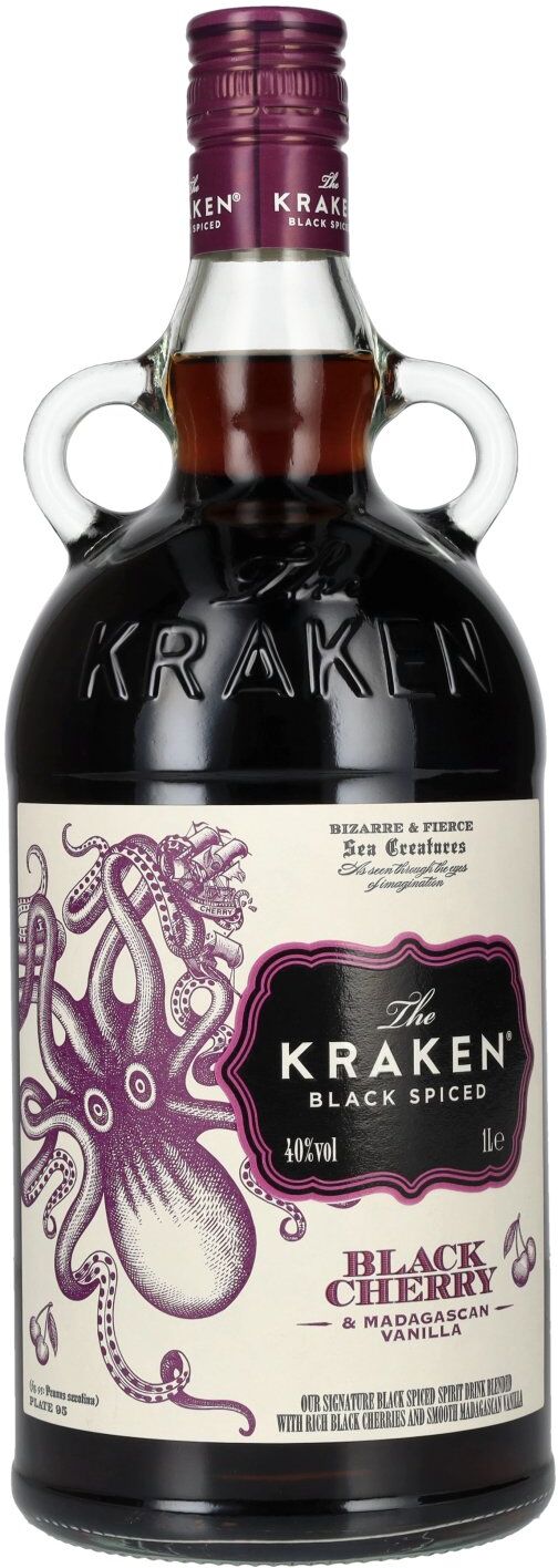 The Kraken Black Spiced Black Cherry & Madagascan Vanilla 40% Vol. 1l