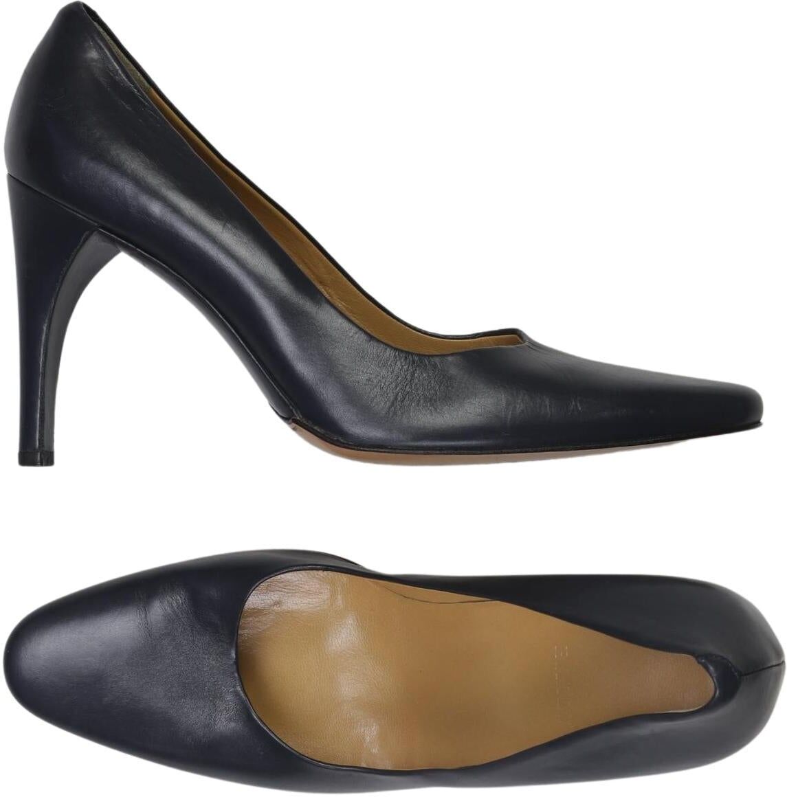 Bally Damen Pumps, Marineblau, Gr. EU 40, Leder - Second Hand