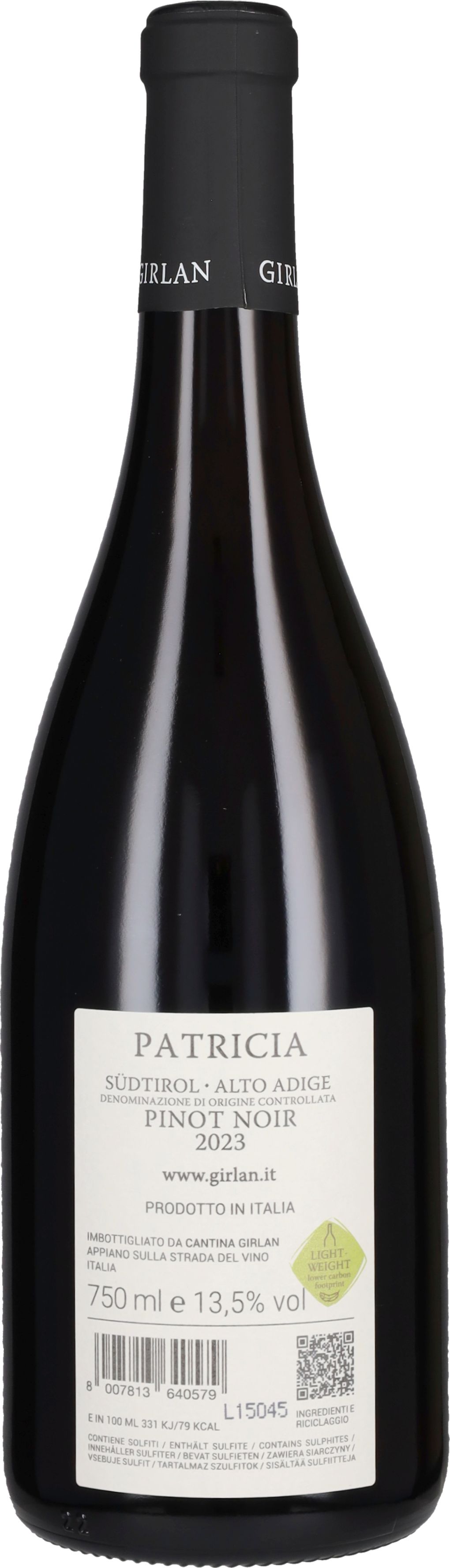 Pinot Nero 'Patricia' Girlan 2024