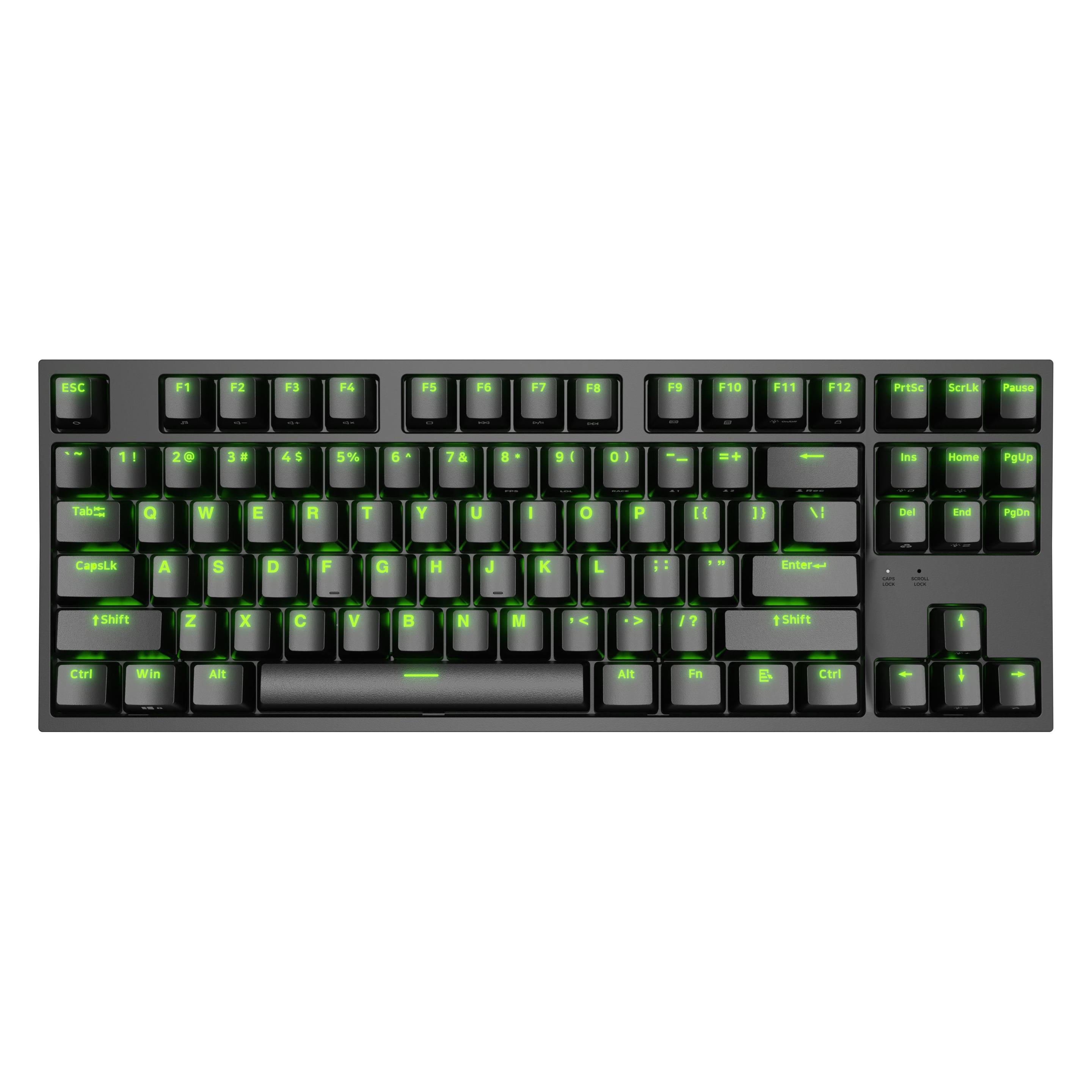 Genesis Klawiatura THOR 404 TKL Gateron Yellow Pro (NKG-2069) (US, Kabelgebunden) (NKG-2069)