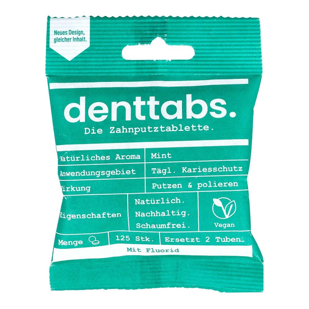 Dr.Dagmar Lohmann pharma + medical GmbH Denttabs Zahnputztabletten stevia mint 09303765