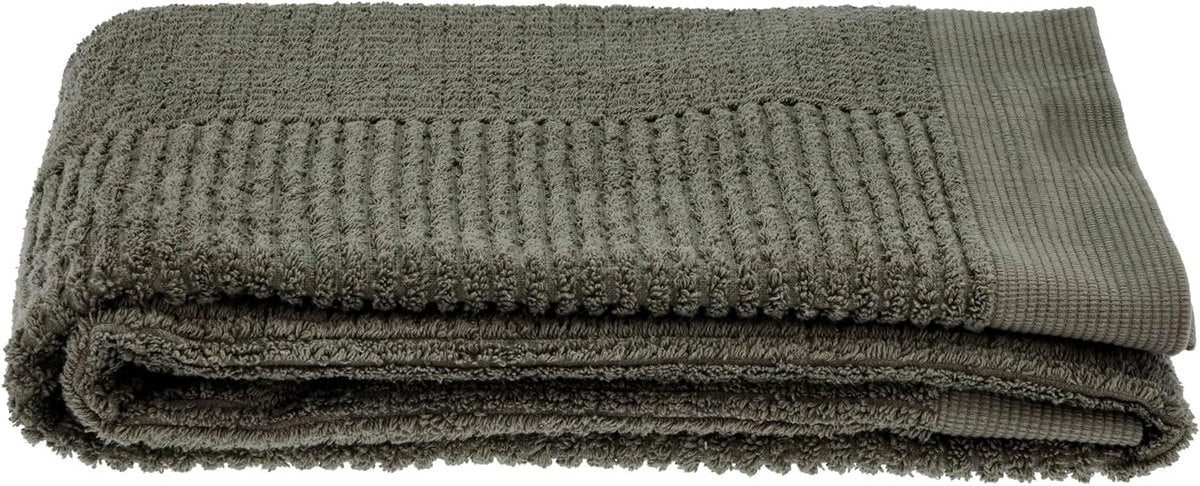 Katoenen Handdoek Classic Olijfgroen 50x100 cm