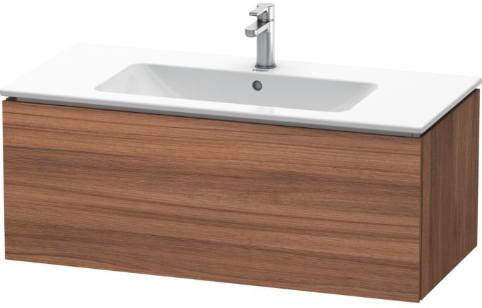 Duravit L-Cube Waschtischunterbau LC614207979 Nussbaum Natur, 102x40x48,1cm, 1 Auszug