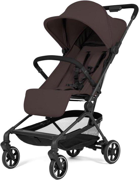 Leichter Kinderwagen - Kompakter Kinderwagen - Ideal für Reisen mit Kindern - Einhand-Faltbar - Größe für Handgepäck - Farbe: Schokolade