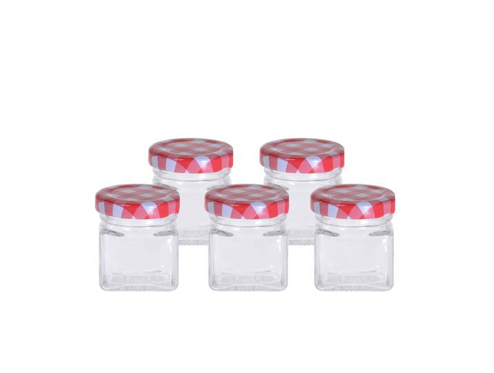 Einmachglas 5er Set 50 ml