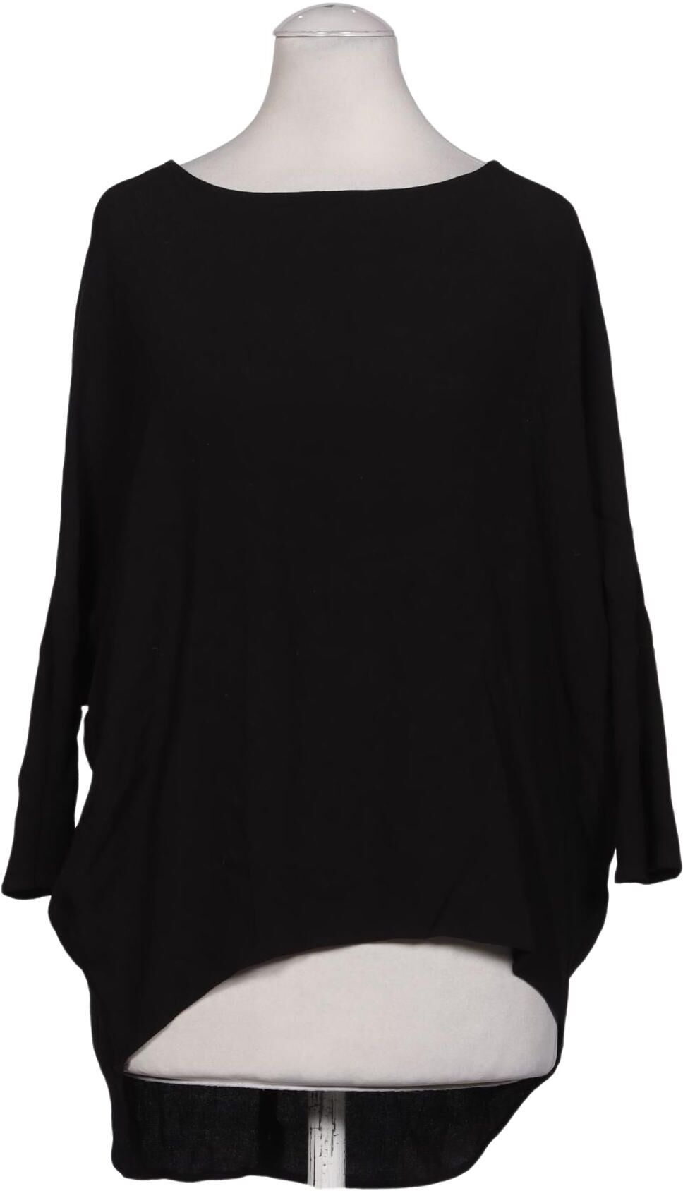 Kauf dich glucklich Damen Bluse, Schwarz, Gr. XS, Viskose - Second Hand