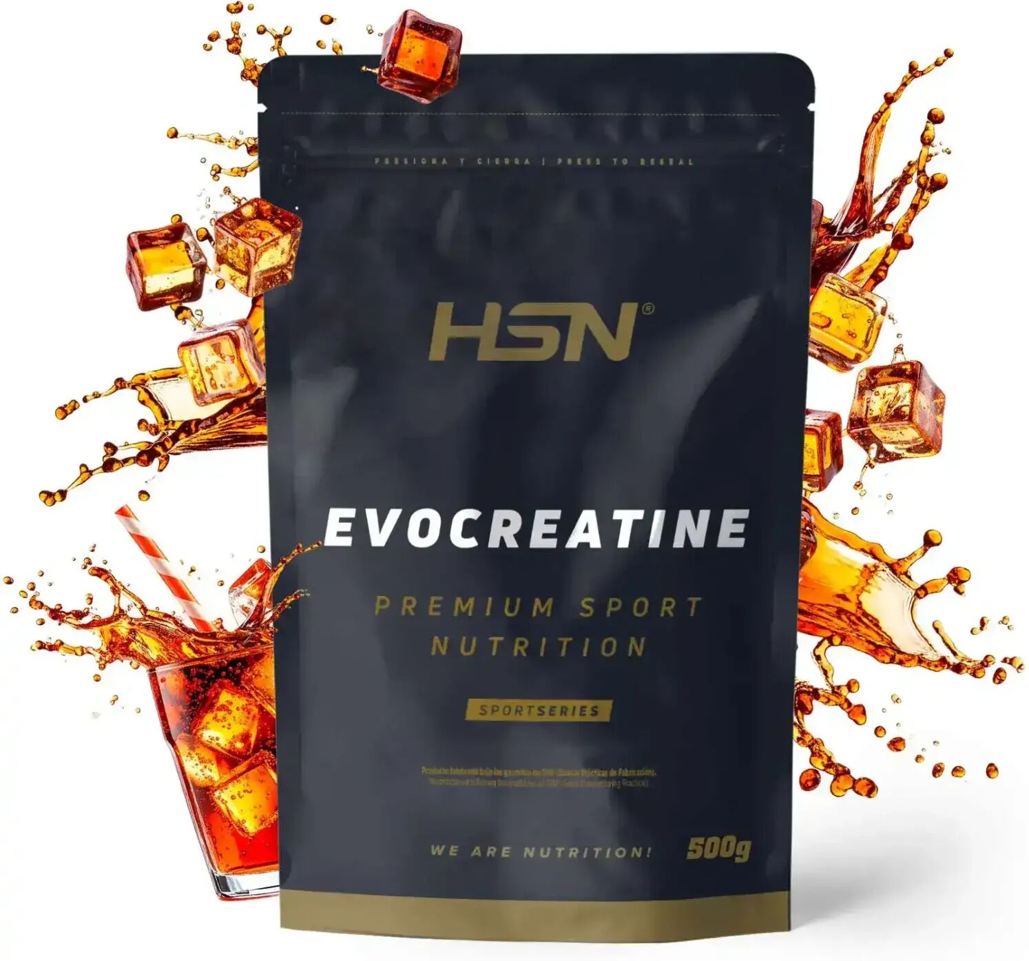 HSN Evocreatine 500g cola - Creatina - Polvo - 100  Servicios