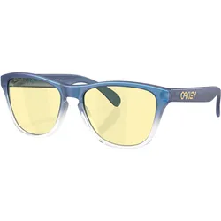 Oakley, Unisex, Sportbrille, Frogskins S (Matte Cyan/Blue/Clear Shift Fade, MTT CYN, BLU/CLR SHFT FADE/Prizm Gaming, Prizm Gaming™ 2.0), Blau