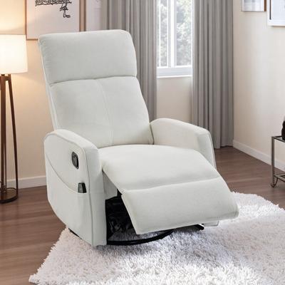 Standard Short Plush Manual Reclining Armchair Sofa with Comfort Design