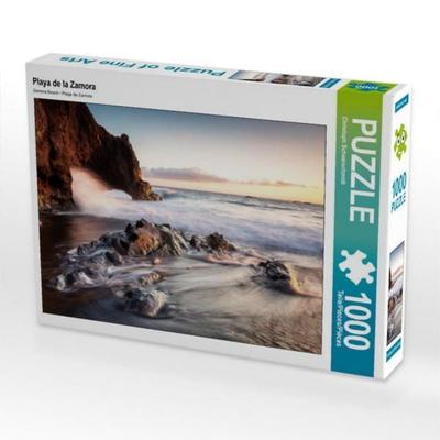 CALVENDO Puzzle Playa de la Zamora | 1000 Teile Lege-Größe 64x48cm Foto-Puzzle für glückliche Stunden
