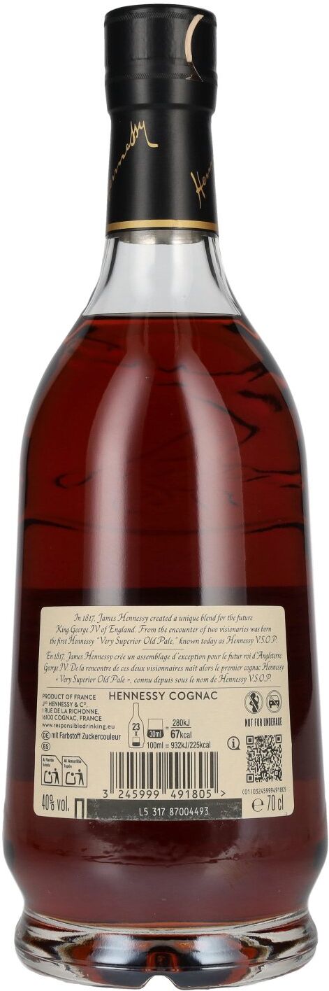 Hennessy Cognac Hennessy V.S.O.P Cognac 40% Vol. 0,7l