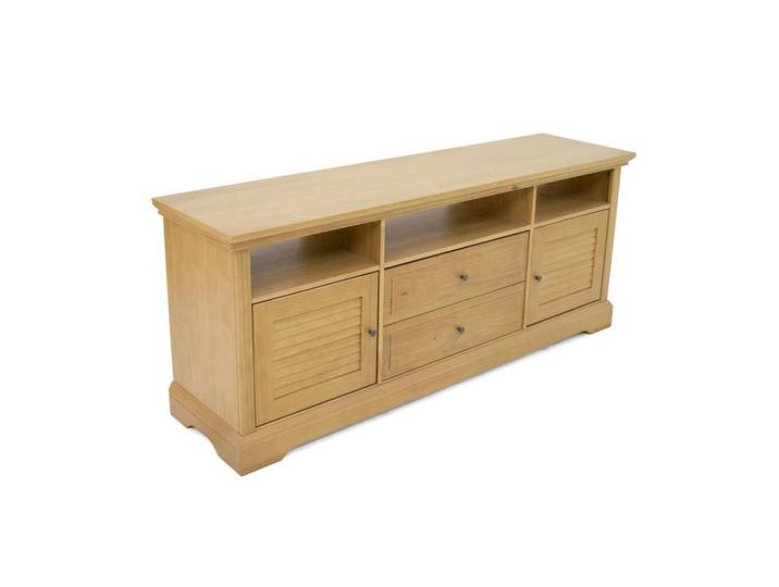 Livetastic Lowboard, Eiche, Holz, Kiefer, massiv, 2 Fächer, 2 Schublade(n) Schubladen, 170x70x45 cm, FSC Mix, Holzmöbel, Kleinmöbel Holz, Holzkommoden, Lowboards Holz