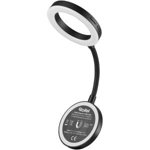 Rollei LUMIS Magnetisches Selfie-Ringlicht, 32 LEDs, für Handy, ohne Stativ, Ø 6 cm