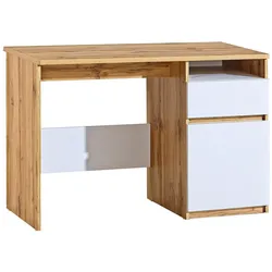 SCHREIBTISCH KRYOS 120x52x79,5 cm Bürotisch Computertisch, Eiche Wotan