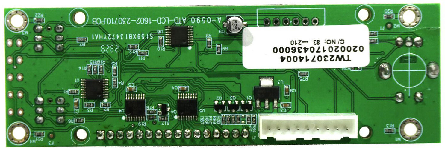 Ersatzteil Platine (Display) Mtc-3204dsp (Atd-Lcd-1602-230110.Pcb)