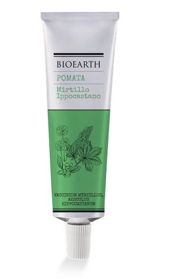 bioearth Pomata Rinfrescante e Stimolante al Mirtillo e Ippocastano