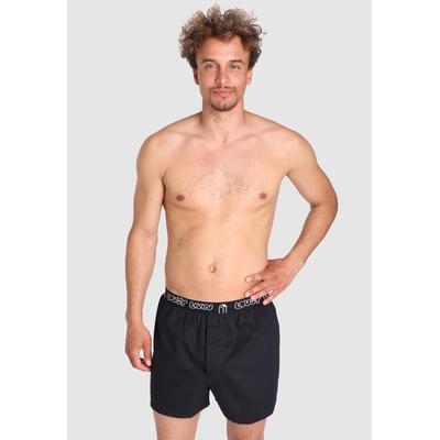 Boxershorts LOUSY LIVIN "Boxer Briefs", Herren, Gr. XL, schwarz, 100% Baumwolle, unifarben, Unterhosen, in bequemer Passform