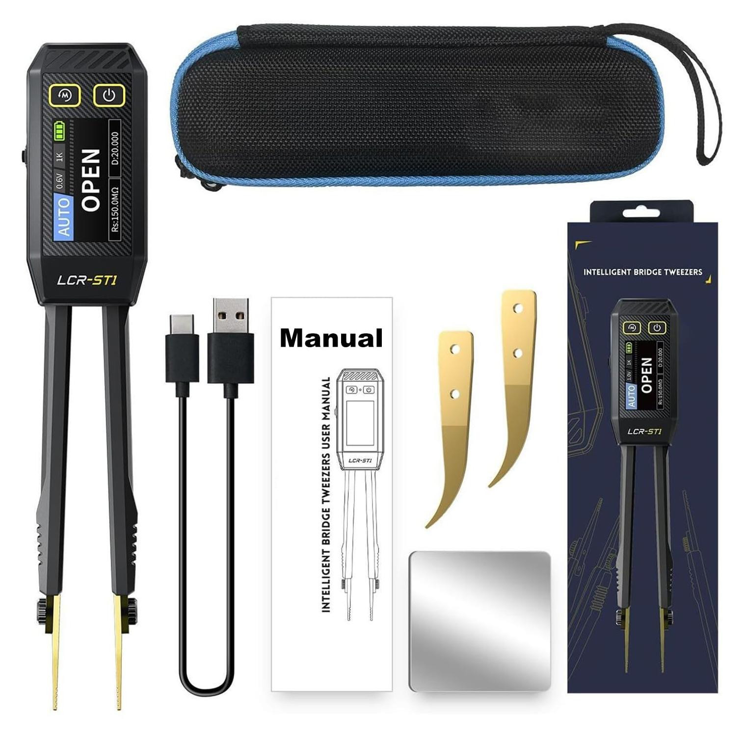 Selius Digitale inductiemeetinstrument set met Smart Tweezer Bridge