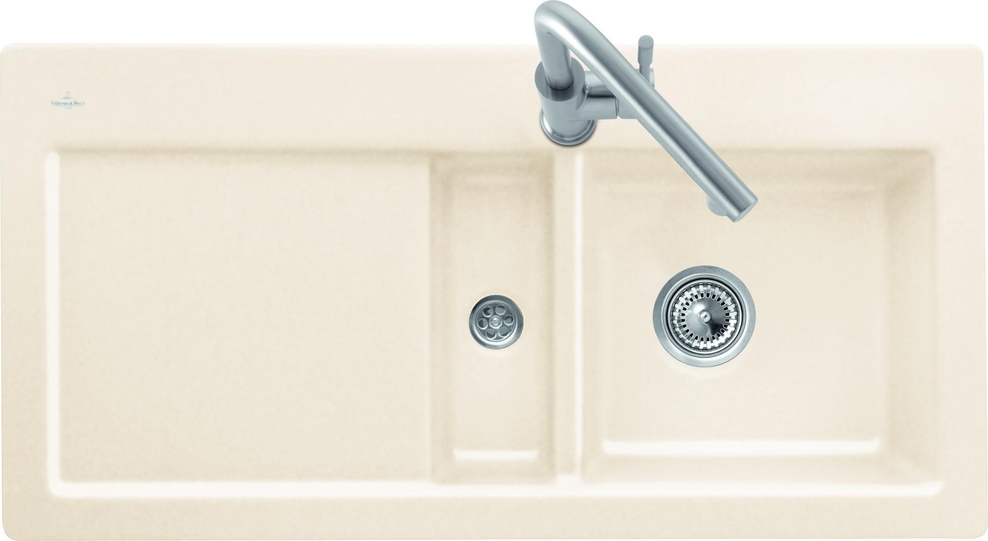 Villeroy & Boch V&B Spüle SUBWAY 60 1000x510mm Be re Handbet timber
