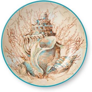 "Certified International Escape to the Sea Serving Bowl 13"" x 3"" - 13.00""W x 13.00""D x 3.00""H"