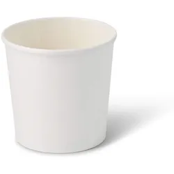 BIOZOYG 500 Stück Einwegbecher 600ml Speisebecher Suppenbecher Einweg-Schale Take-away-Becher Bio-Becher aus Karton, ideal für Suppen und Speiseeis