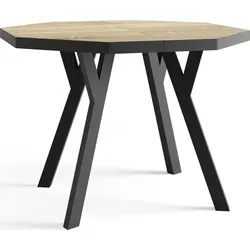 ESSTISCH Desmond achteckiger ausziehbarer, Sonoma Eiche 100-150/100/76 cm